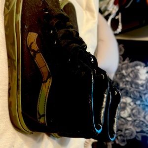 Vans rare black camo new without box